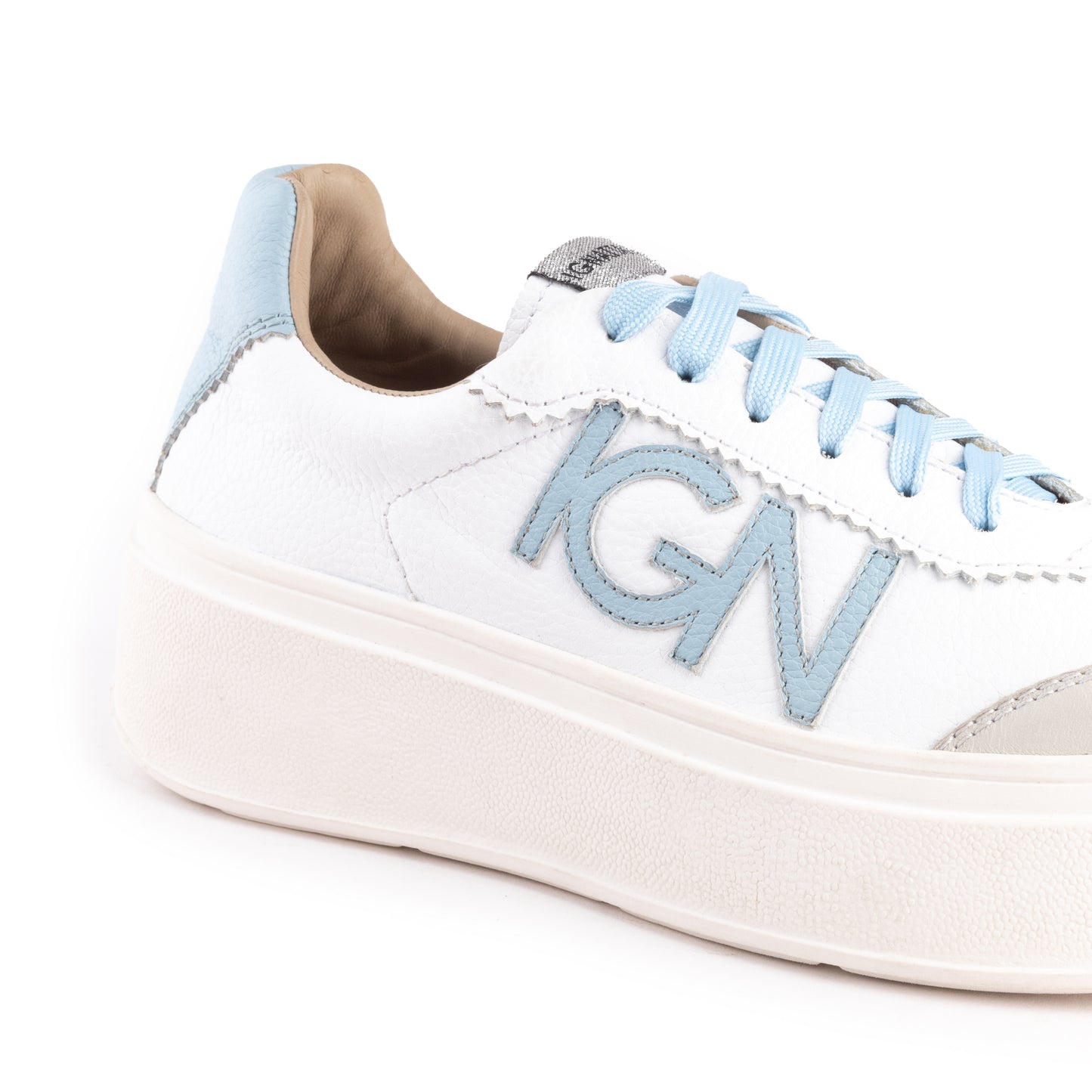 ZAPATILLA ILARIA | BLANCO/CELESTE