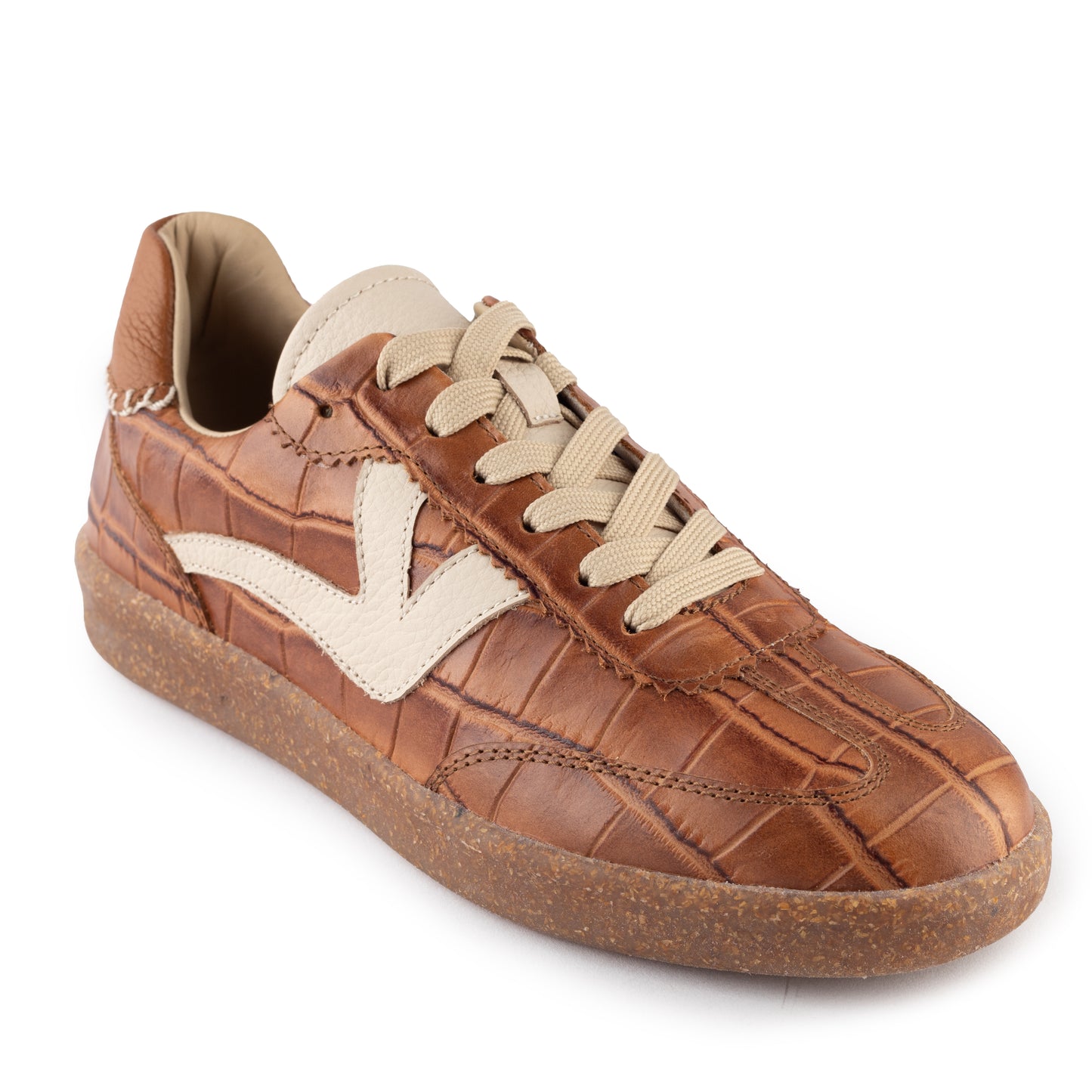 ZAPATILLA NINA - CROCO CAMEL