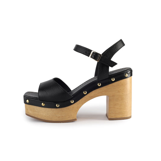 SANDALIA ALUNA | NEGRO