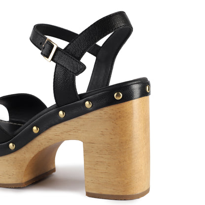 SANDALIA ALUNA | NEGRO