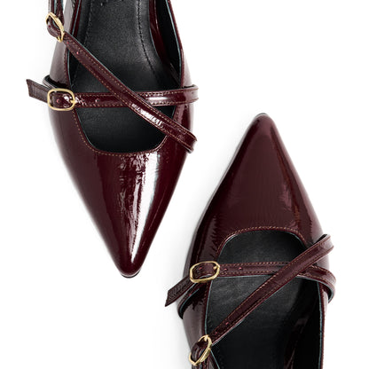 STILETTO BRUNA | GUINDA