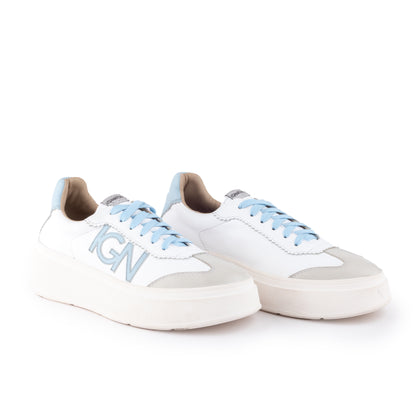 ZAPATILLA ILARIA | BLANCO/CELESTE