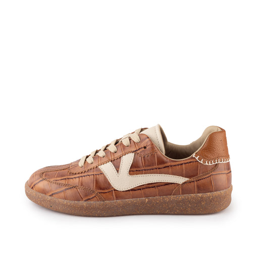 ZAPATILLA NINA - CROCO CAMEL