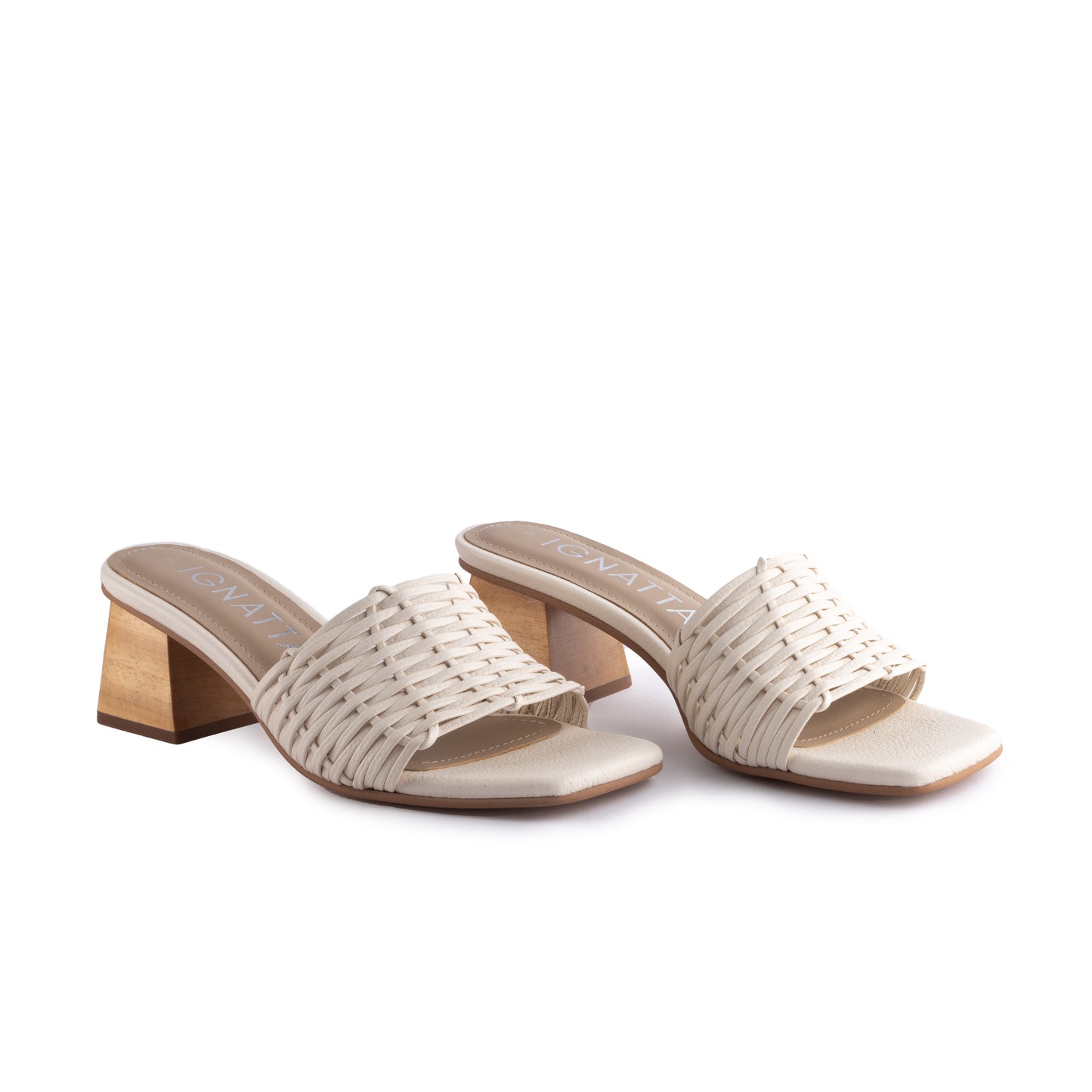SANDALIA LISA MIDI | HUESO