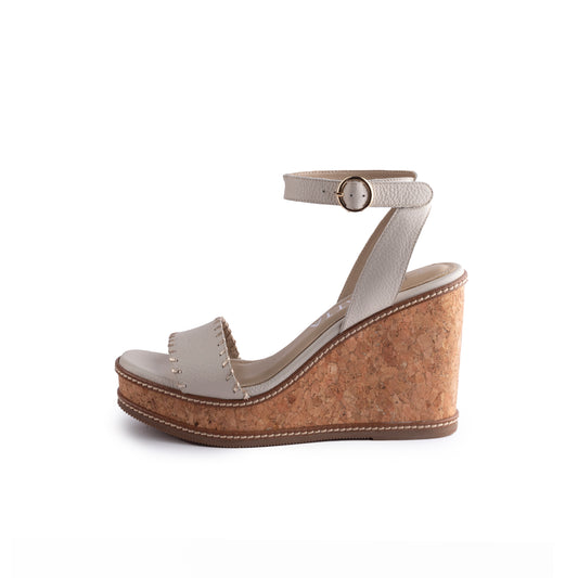 SANDALIA GINA | BLANCO OFF