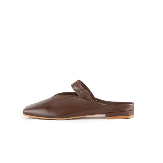 SLIPPER VERA | MARRON