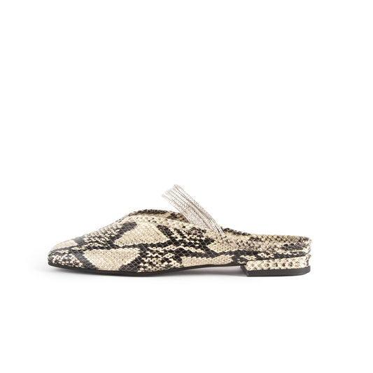 SLIPPER VERA | COBRA HUESO
